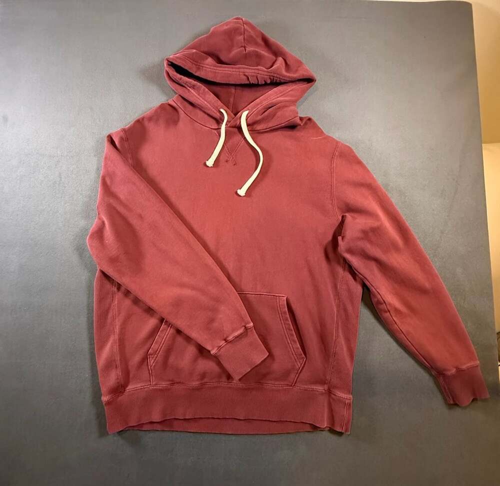 American Eagle Mens Red Pullover Hoodie Sweatshirt XL